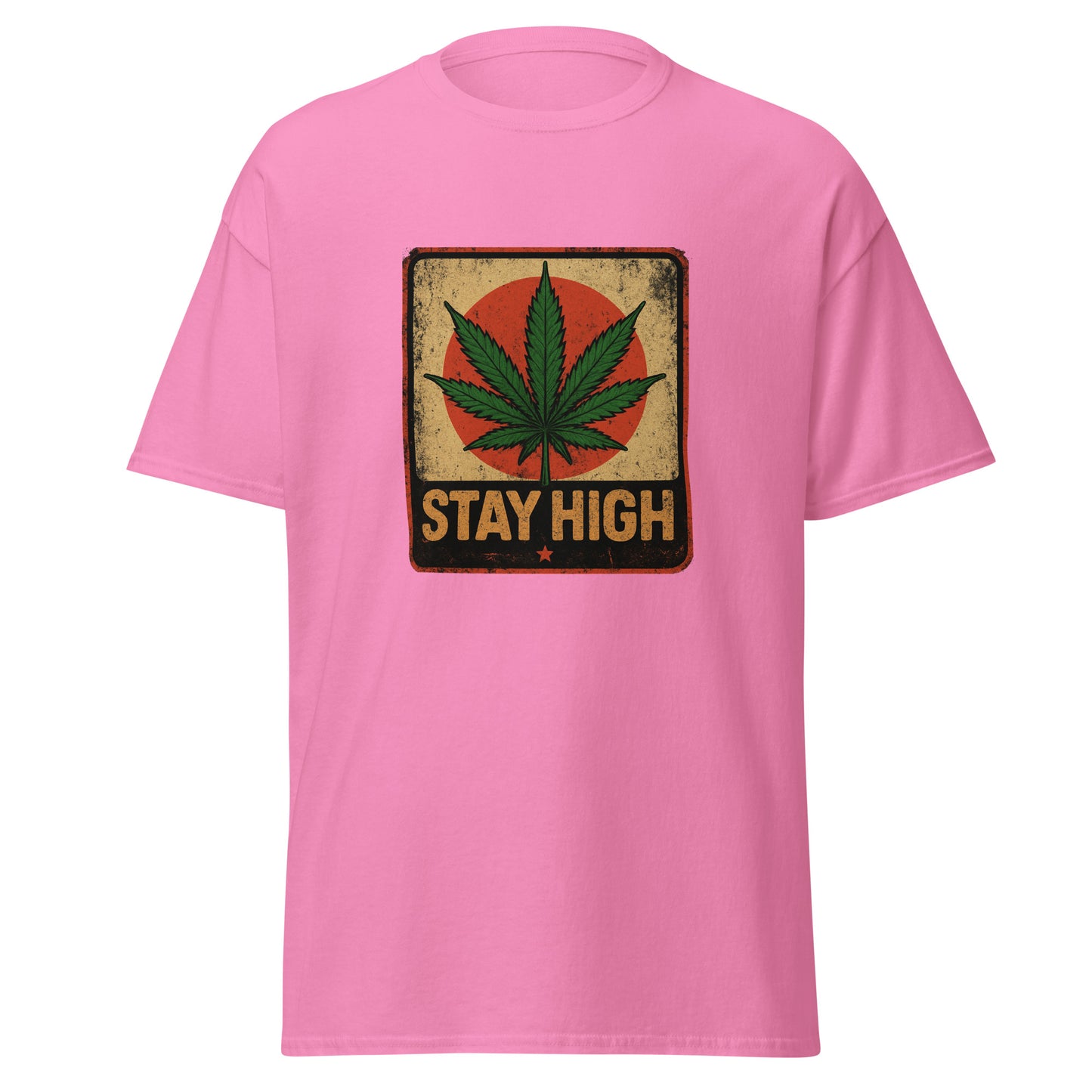 Weed Shirt - Skater Shirt in rosa