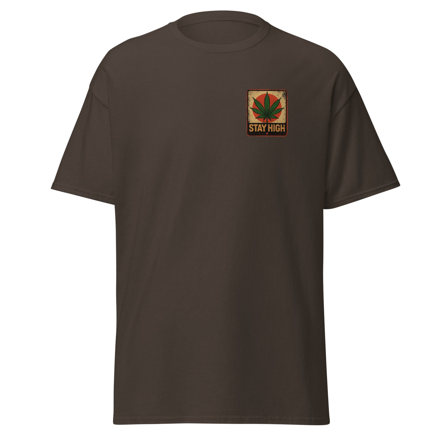 Weed Shirt - Skater Shirt in grau