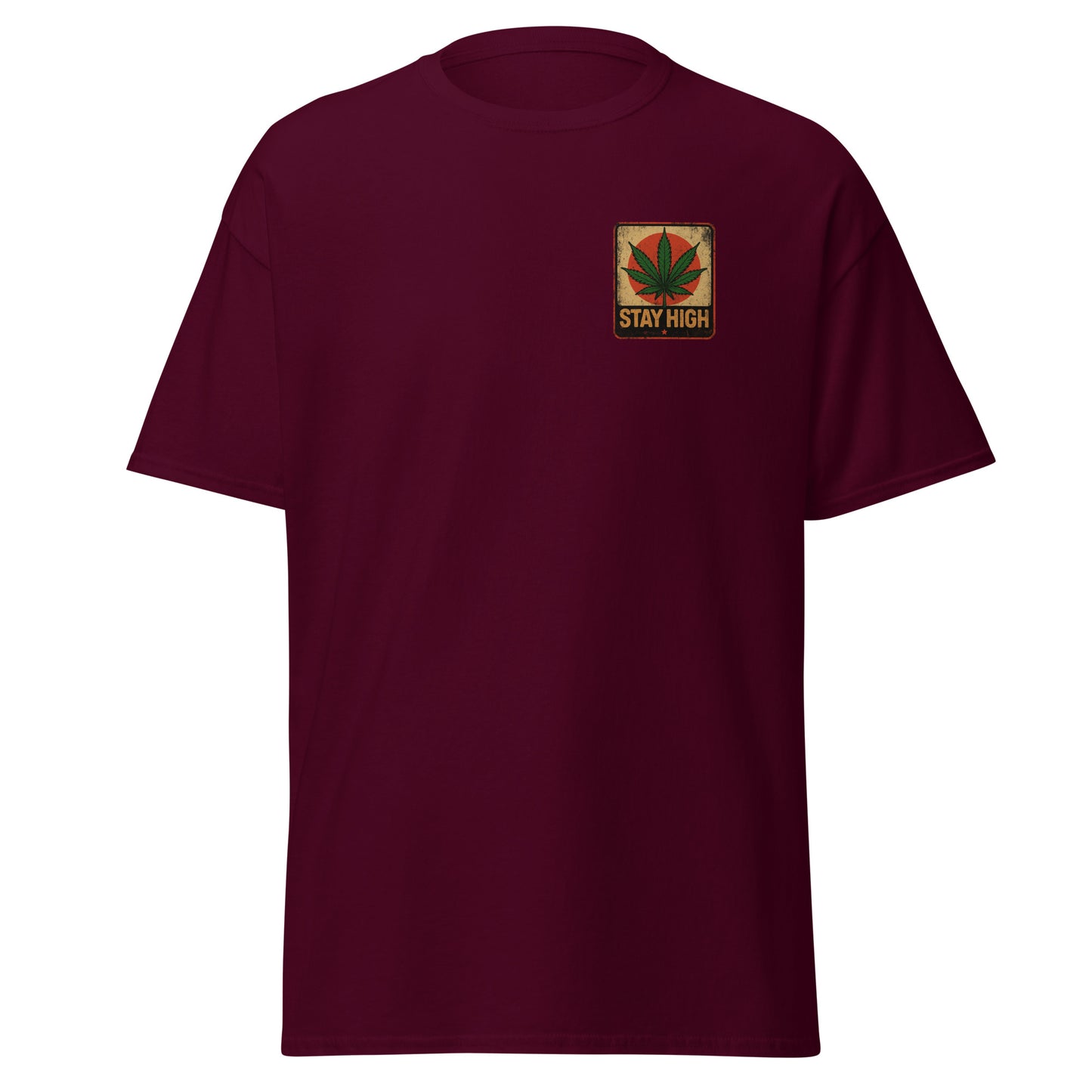 Weed Shirt - Skater Shirt in rot
