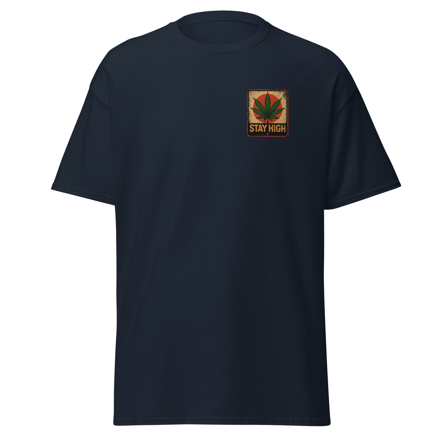 Weed Shirt - Skater Shirt in blau