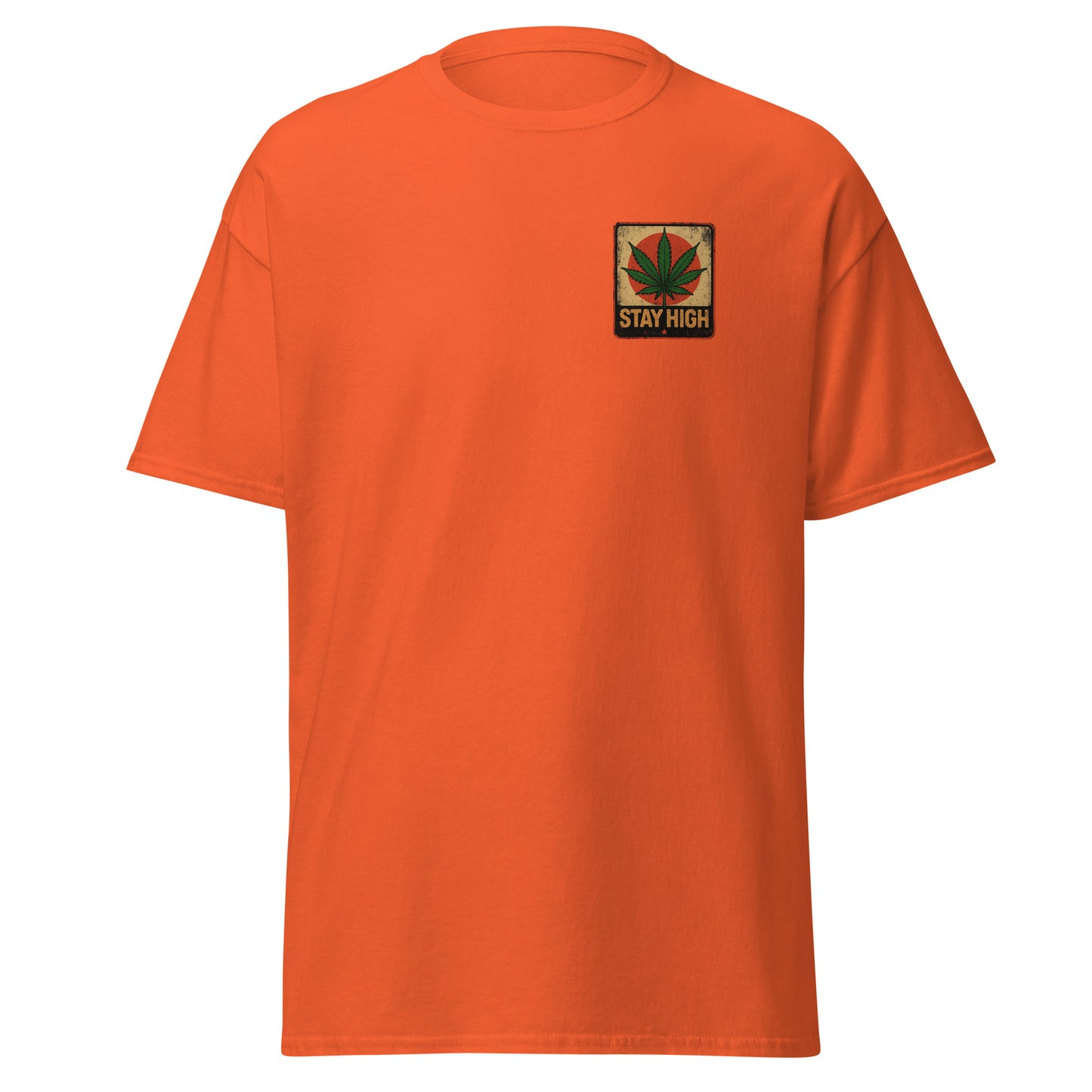Weed Shirt - Skater Shirt in ornage