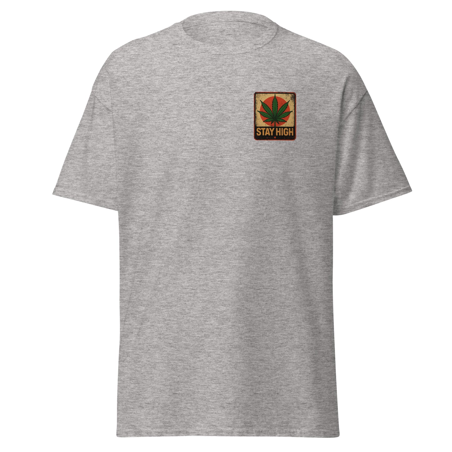 Weed Shirt - Skater Shirt in grau