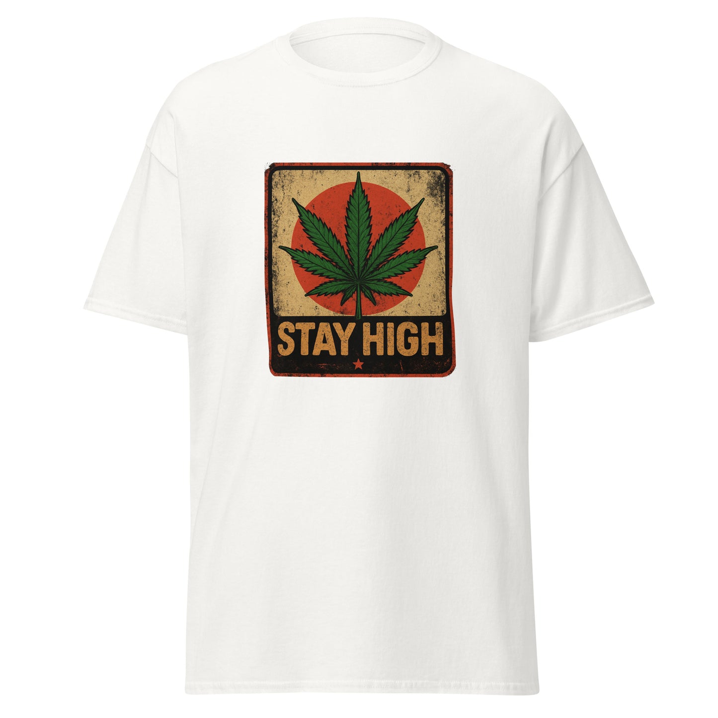 Weed Shirt - Skater Shirt in weiß