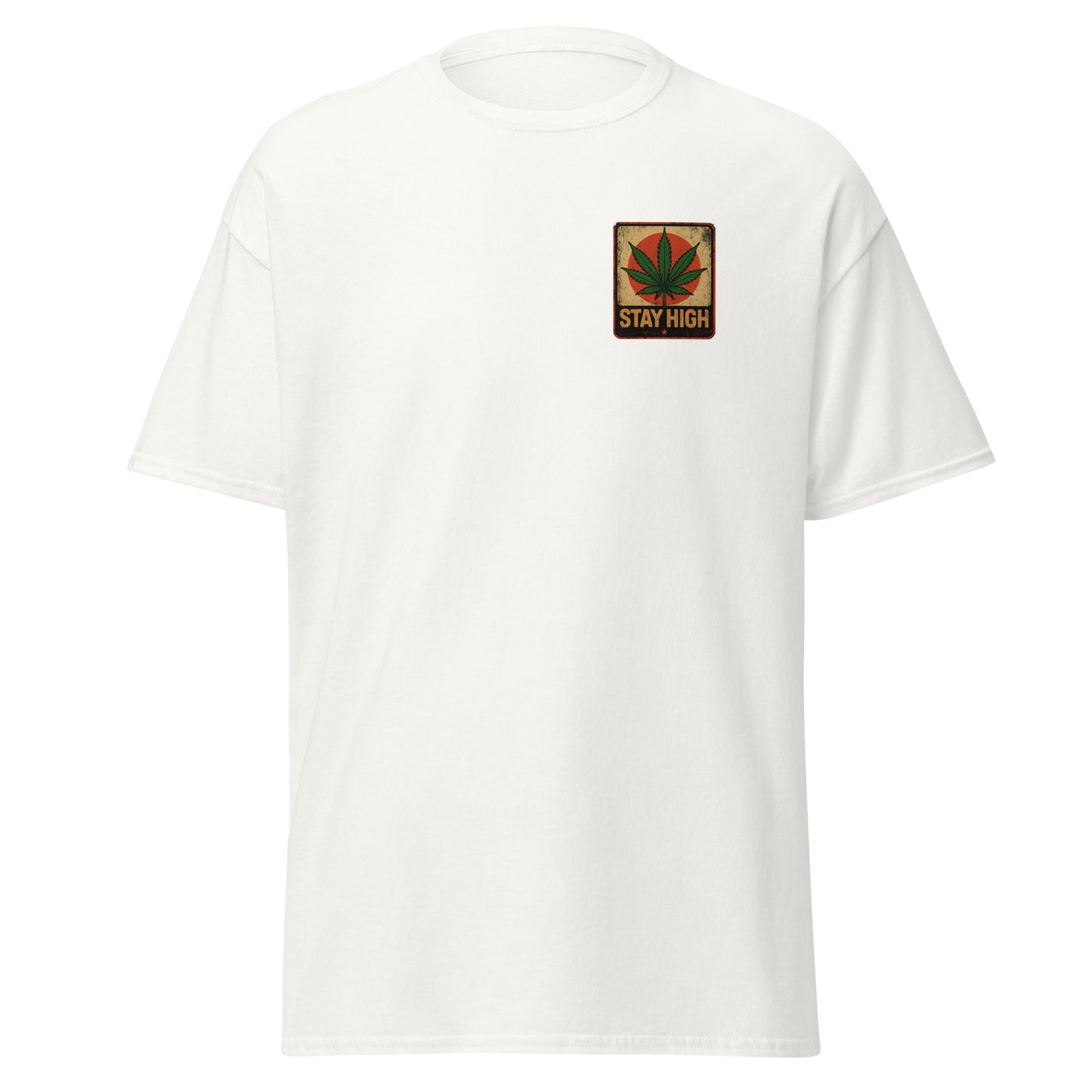 Weed Shirt - Skater Shirt in weiß