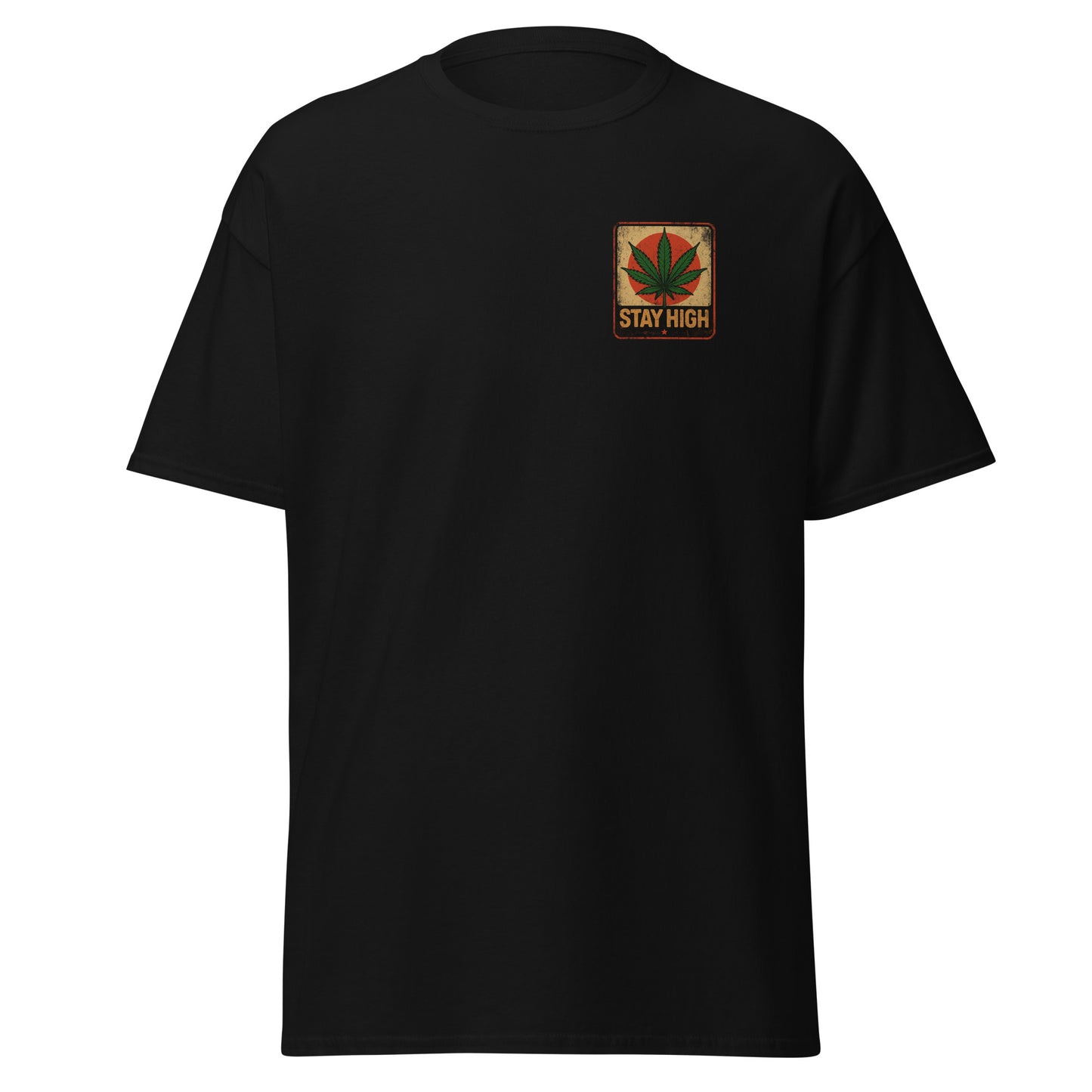 Weed Shirt - Skater Shirt in schwarz