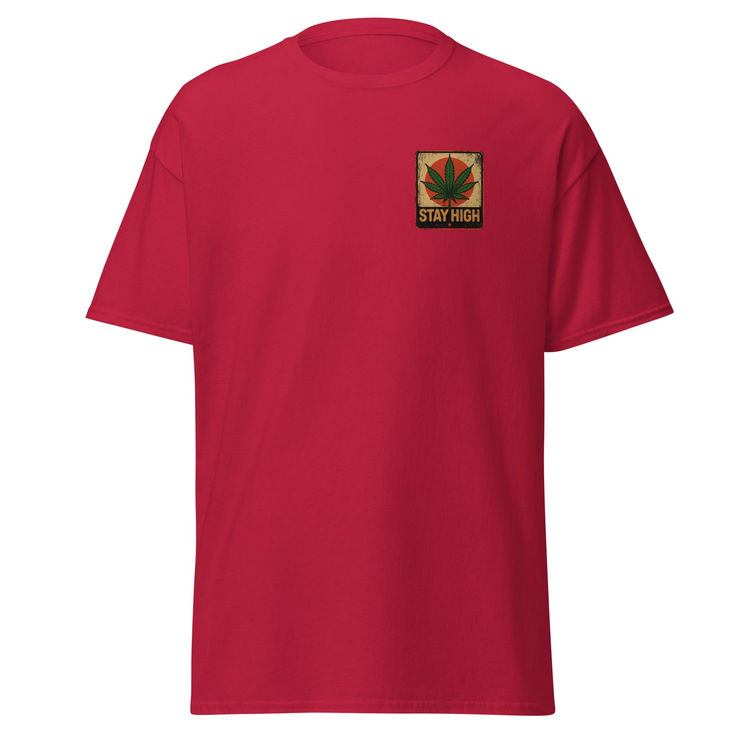 Weed Shirt - Skater Shirt in rot